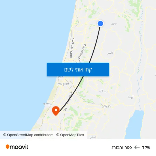 מפת שקד לכפר ורבורג