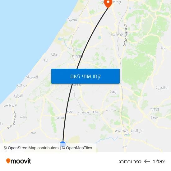 מפת צאלים לכפר ורבורג