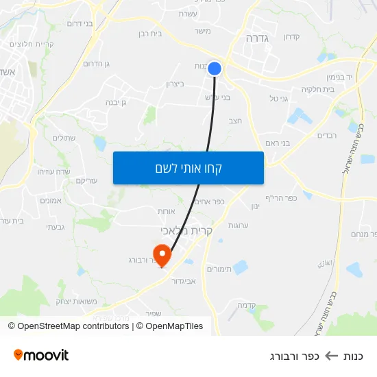 מפת כנות לכפר ורבורג
