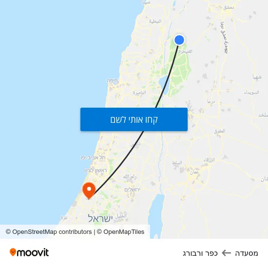 מפת מסעדה לכפר ורבורג