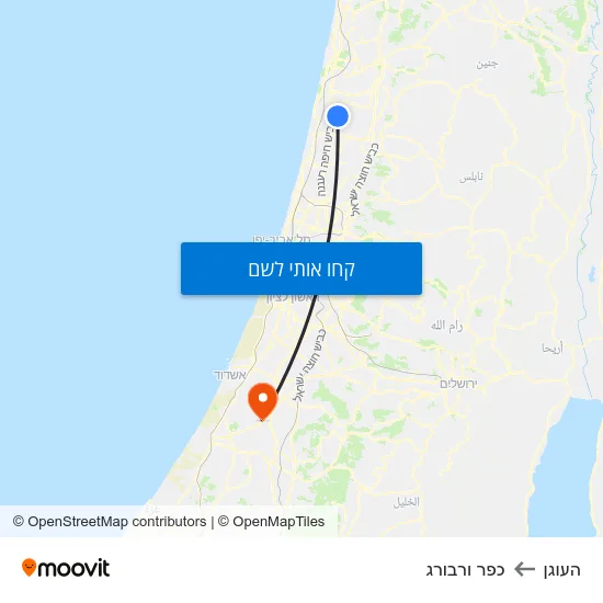 מפת העוגן לכפר ורבורג