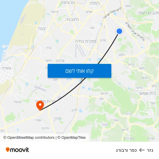 מפת גזר לכפר ורבורג