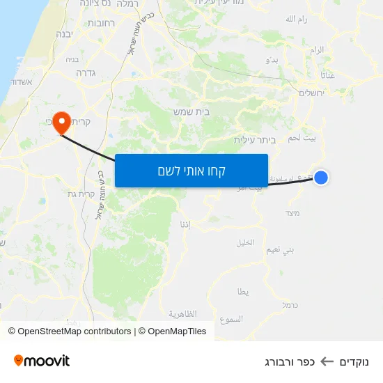מפת נוקדים לכפר ורבורג