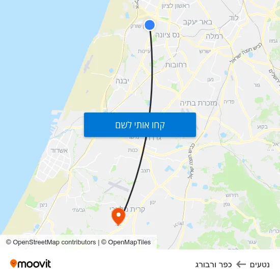 מפת נטעים לכפר ורבורג