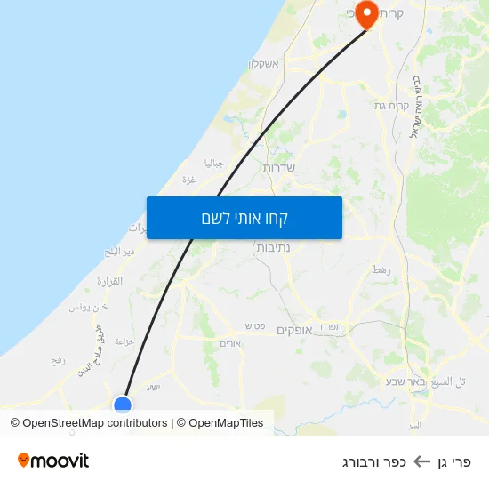מפת פרי גן לכפר ורבורג