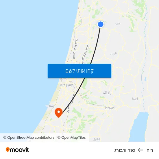 מפת ריחן לכפר ורבורג