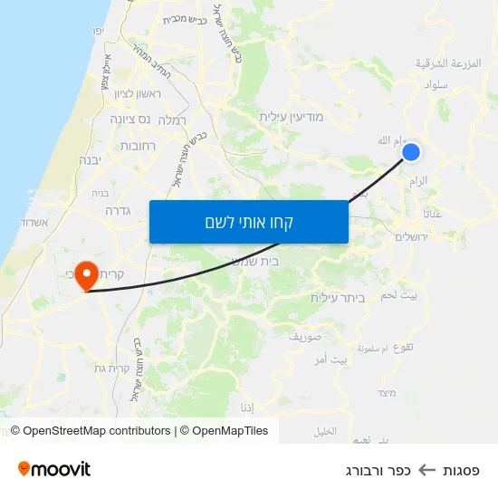 מפת פסגות לכפר ורבורג