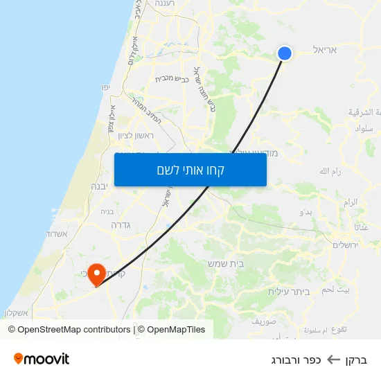 מפת ברקן לכפר ורבורג