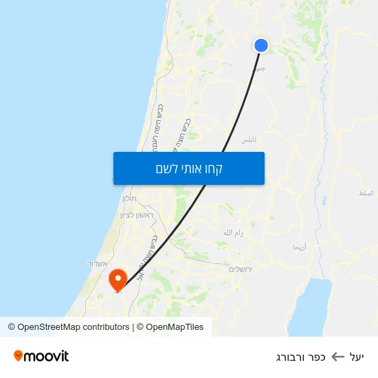מפת יעל לכפר ורבורג