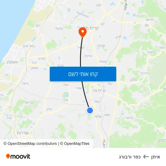 מפת איתן לכפר ורבורג