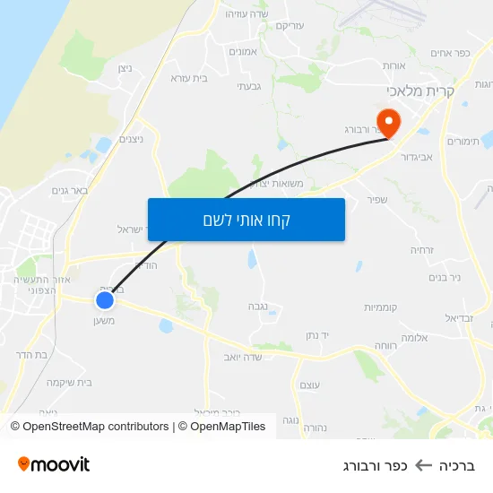 מפת ברכיה לכפר ורבורג
