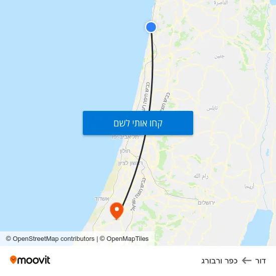 מפת דור לכפר ורבורג