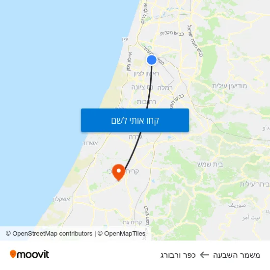 מפת משמר השבעה לכפר ורבורג