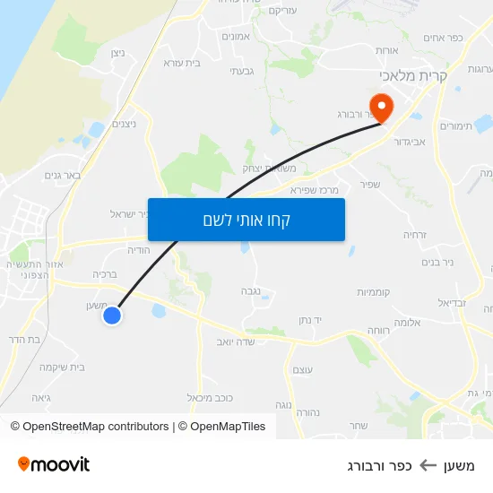 מפת משען לכפר ורבורג