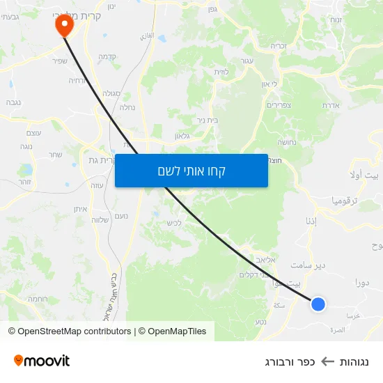 מפת נגוהות לכפר ורבורג