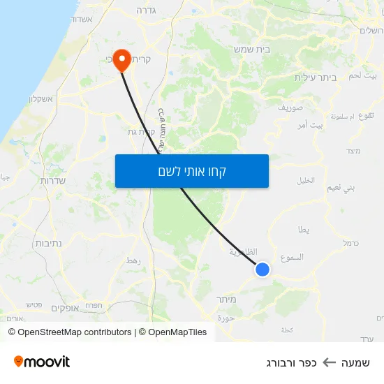 מפת שמעה לכפר ורבורג