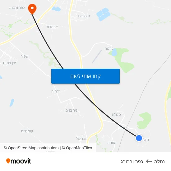 מפת נחלה לכפר ורבורג