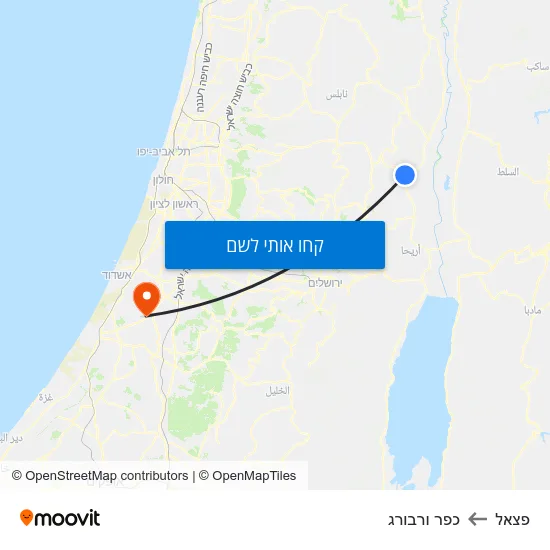 מפת פצאל לכפר ורבורג