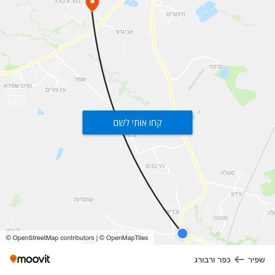 מפת שפיר לכפר ורבורג