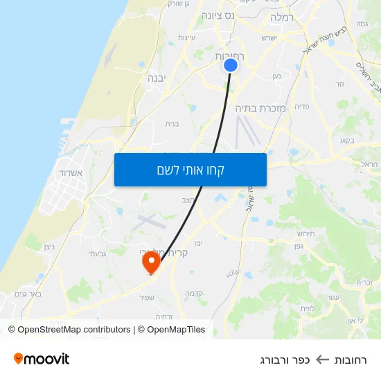 מפת רחובות לכפר ורבורג