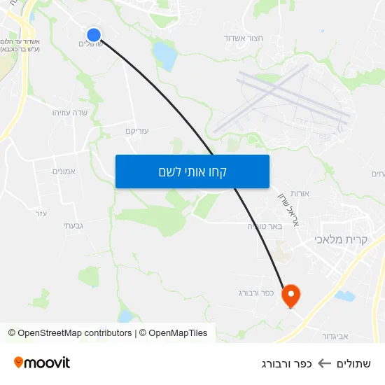 מפת שתולים לכפר ורבורג