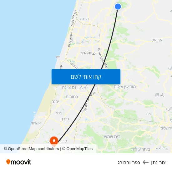 מפת צור נתן לכפר ורבורג