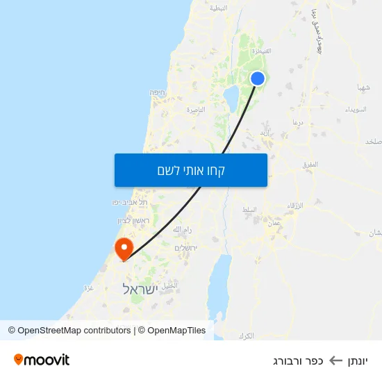 מפת יונתן לכפר ורבורג