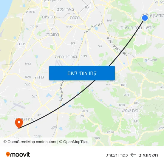 מפת חשמונאים לכפר ורבורג