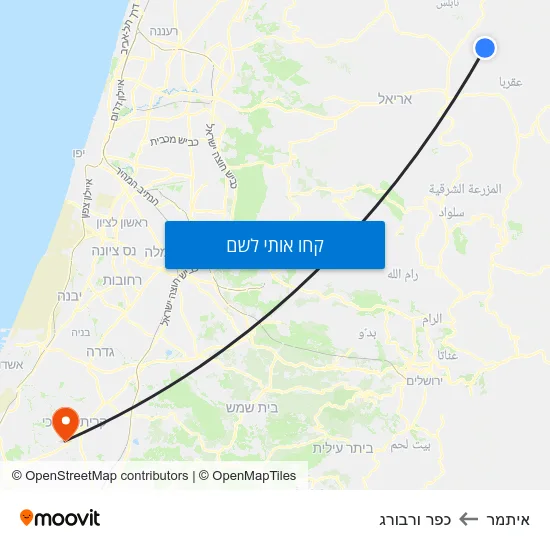 מפת איתמר לכפר ורבורג