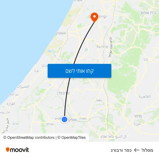 מפת מסלול לכפר ורבורג