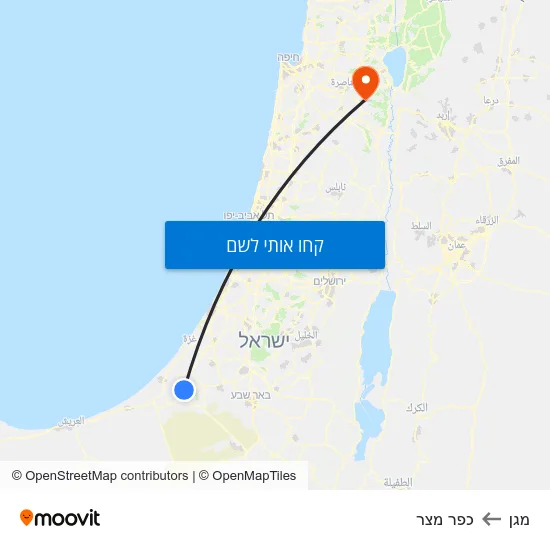מפת מגן לכפר מצר