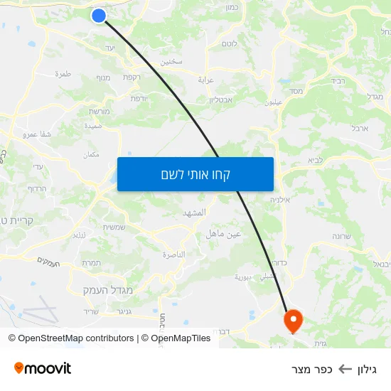 מפת גילון לכפר מצר