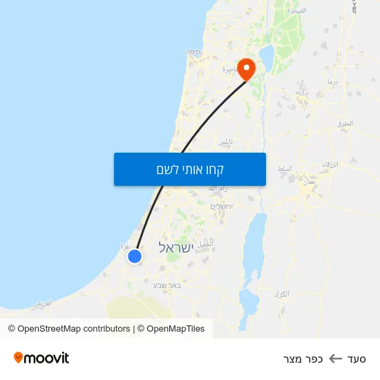 מפת סעד לכפר מצר