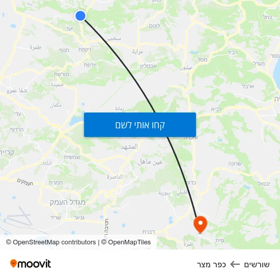 מפת שורשים לכפר מצר