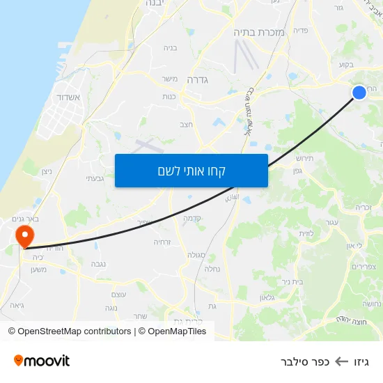 מפת גיזו לכפר סילבר