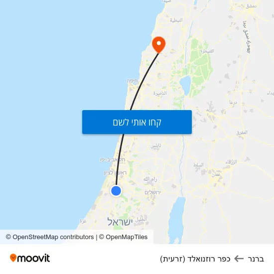 מפת ברנר לכפר רוזנואלד (זרעית)