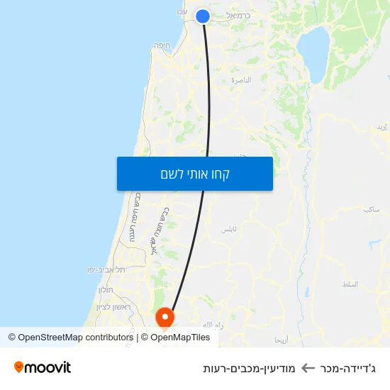 מפת ג'דיידה-מכר למודיעין-מכבים-רעות