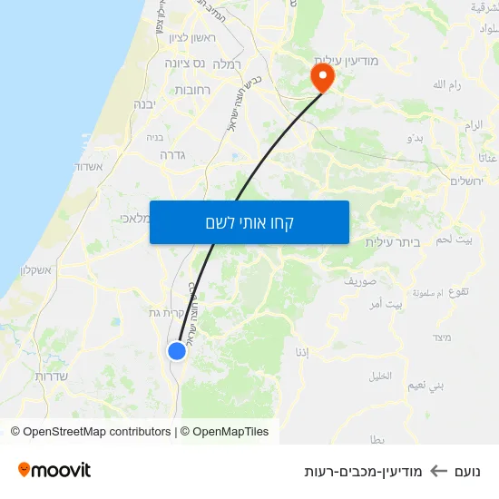 מפת נועם למודיעין-מכבים-רעות
