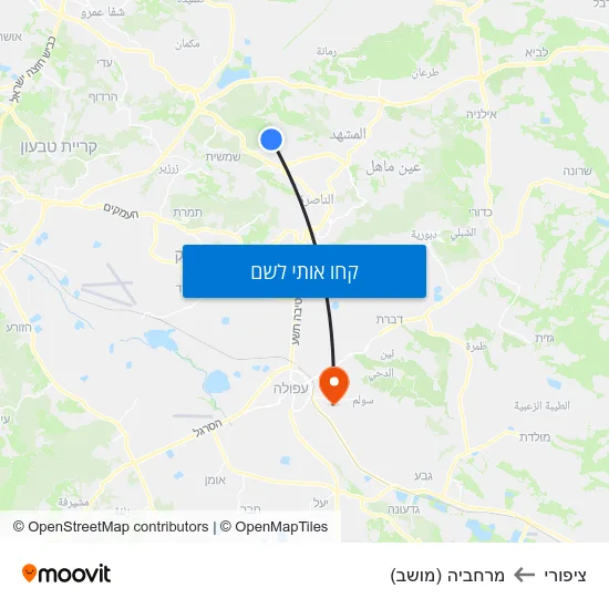 מפת ציפורי למרחביה (מושב)