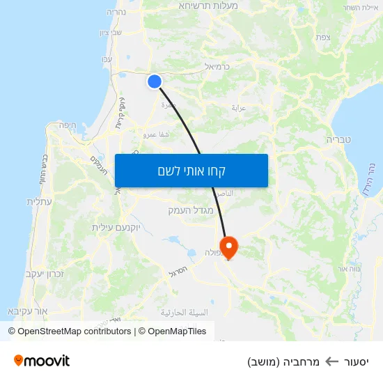 מפת יסעור למרחביה (מושב)