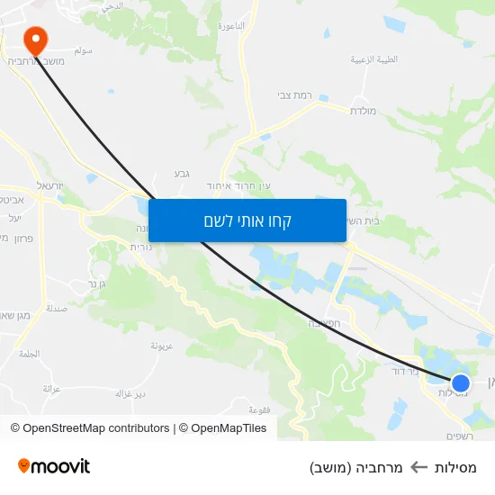 מפת מסילות למרחביה (מושב)