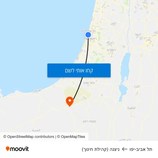 מפת תל אביב-יפו לניצנה (קהילת חינוך)