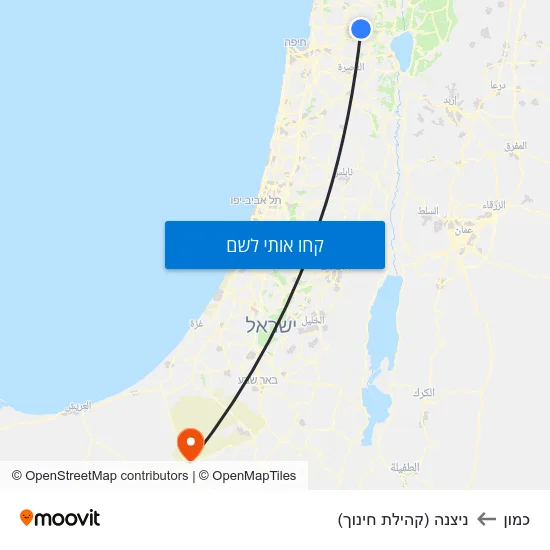 מפת כמון לניצנה (קהילת חינוך)
