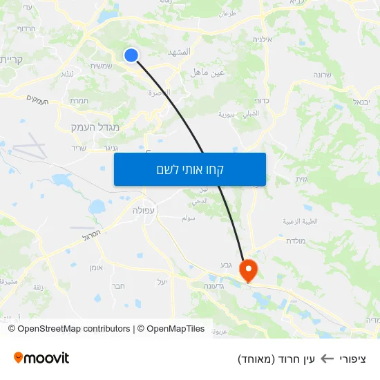 מפת ציפורי לעין חרוד (מאוחד)