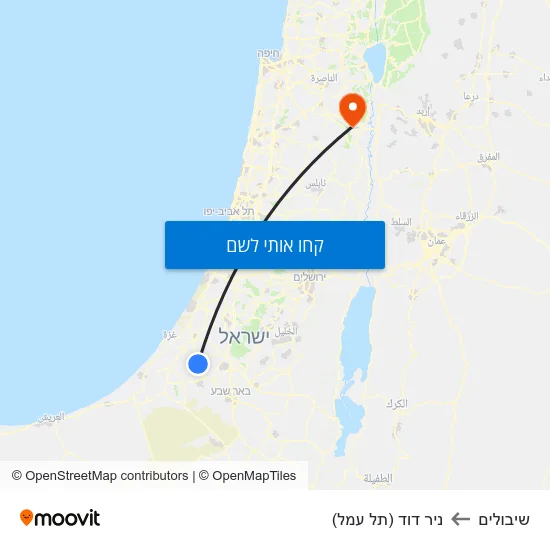 מפת שיבולים לניר דוד (תל עמל)