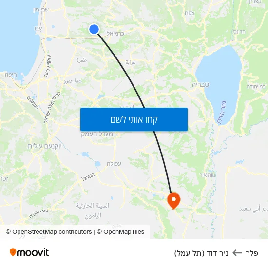 מפת פלך לניר דוד (תל עמל)