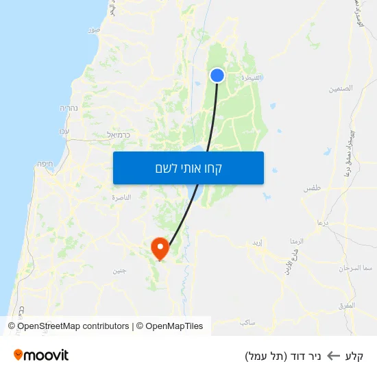 מפת קלע לניר דוד (תל עמל)