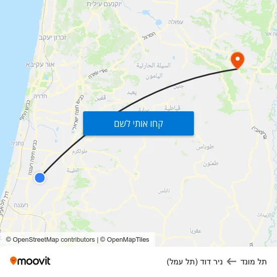 מפת תל מונד לניר דוד (תל עמל)