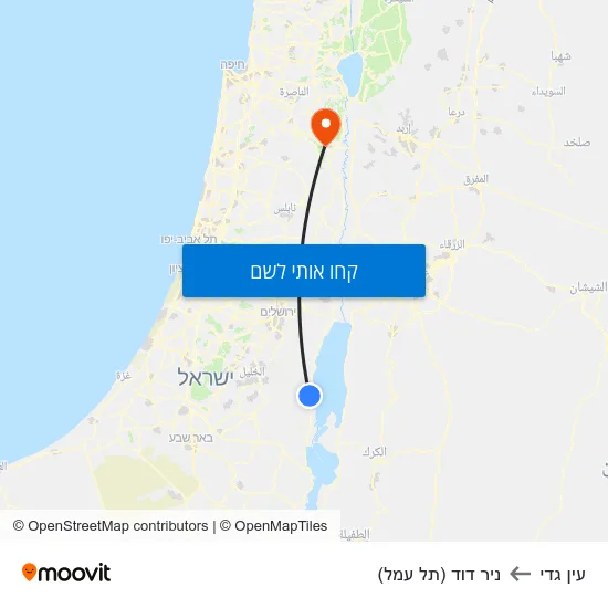 מפת עין גדי לניר דוד (תל עמל)
