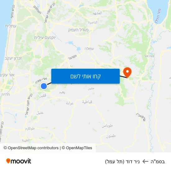 מפת בסמ"ה לניר דוד (תל עמל)